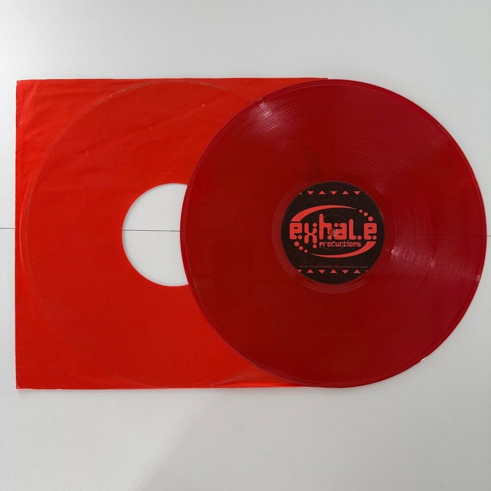 G13 The Hustler EP Exhale Productions Red Vinyl 12” House Breakbeat #49